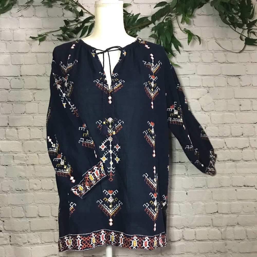 💕 Madewell Navy Blouse
